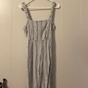 Pinstripe jumpsuit